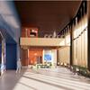 A rendering of the lobby of the new Klein and CPCA building.