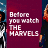 Image of the three superheroes from The Marvels.