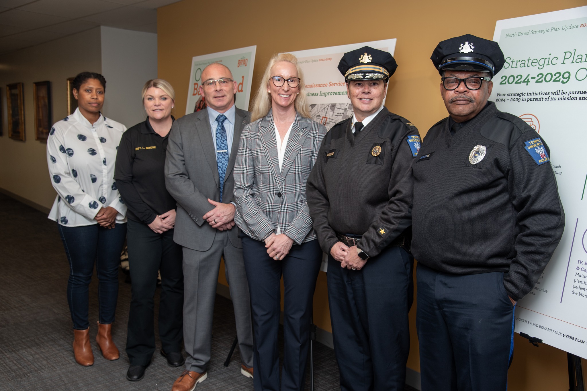 Vice President for Public Safety Jennifer Griffin accepted the North Broad Renaissance Award on behalf of the department.