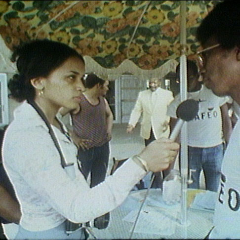 Still from footage of North Philadelphia