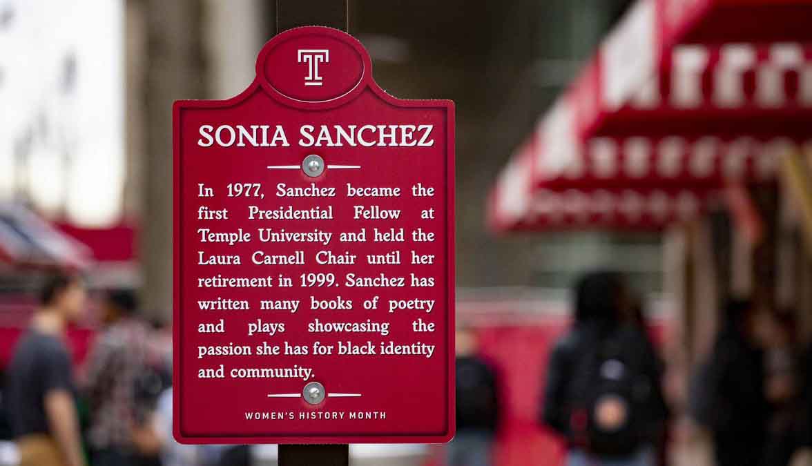 Womens History Month Marker: Sonia Sanchez